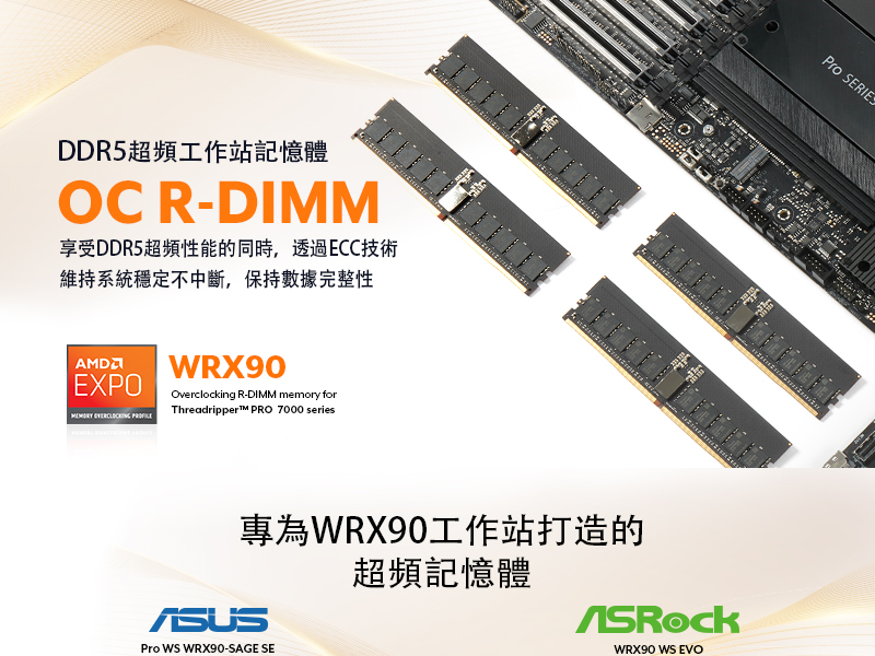 v-color DDR5 OC R-DIMM 6400 12