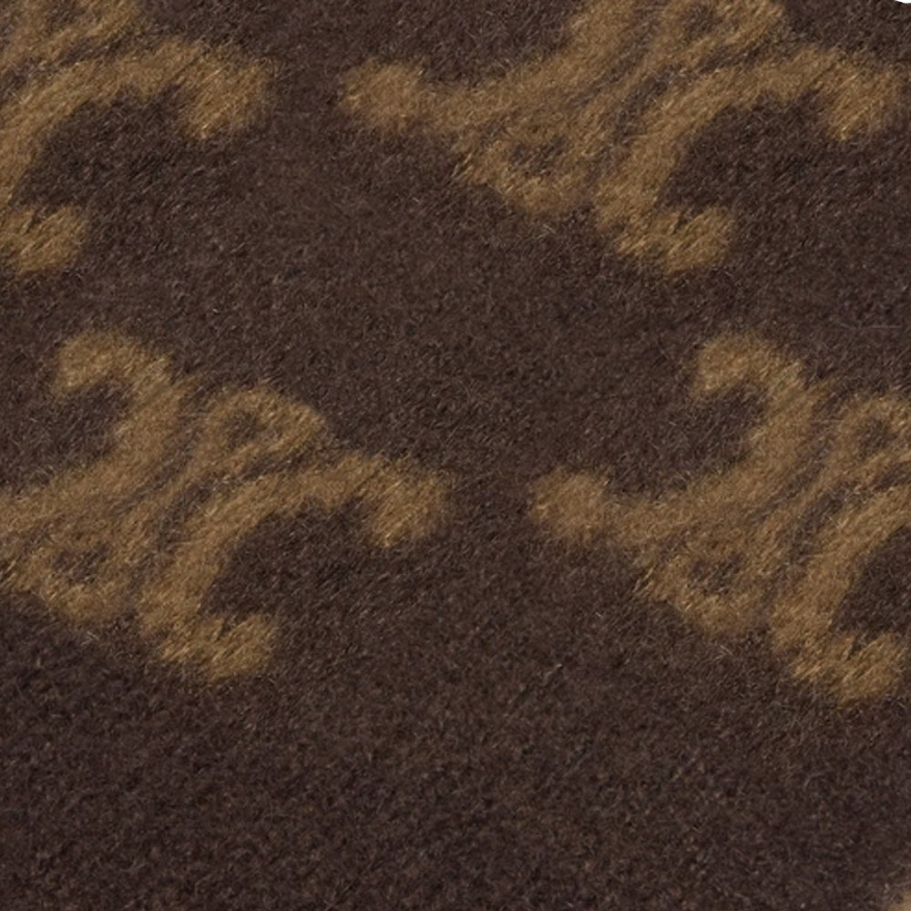 CELINE Celine 棕色 羊毛 圍巾(2AD2M09