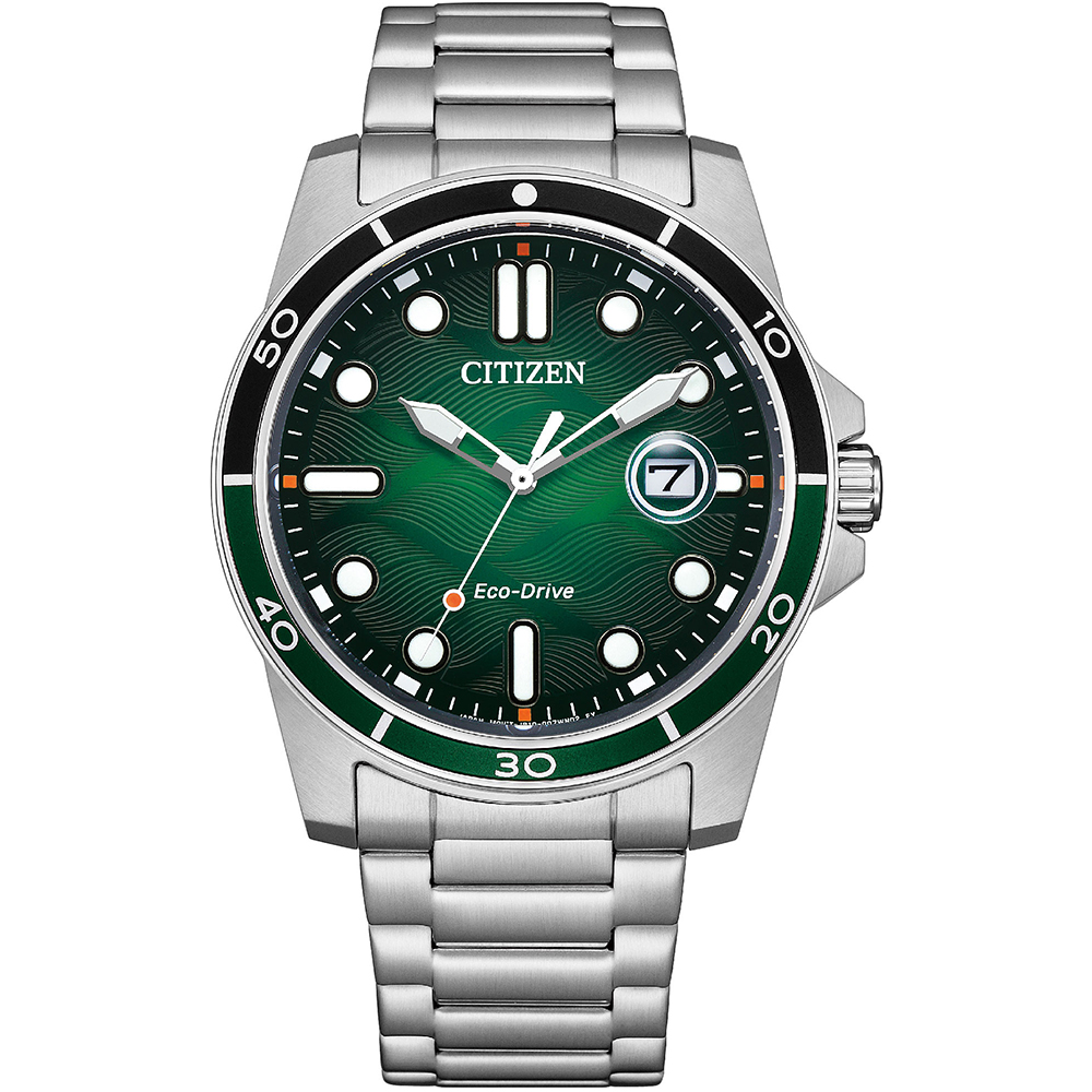 CITIZEN 星辰 光動能潮流潛水錶風格手錶-41.5mm