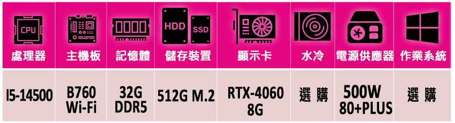 微星平台 i5十四核GeForce RTX 4060{輪獄道