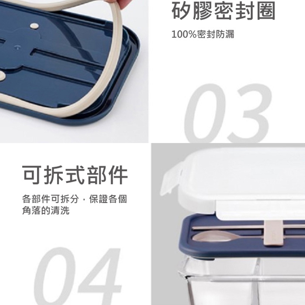 矽膠密封圈 100%密封防漏 可拆式部件 各部件可拆分,保證各個 角落的清洗 