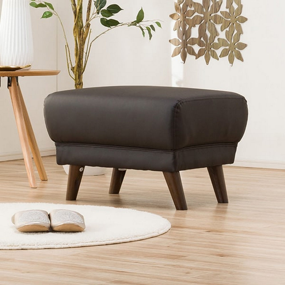 NITORI 宜得利家居 ◎耐磨耐刮貓抓皮 耐磨皮革腳凳 N