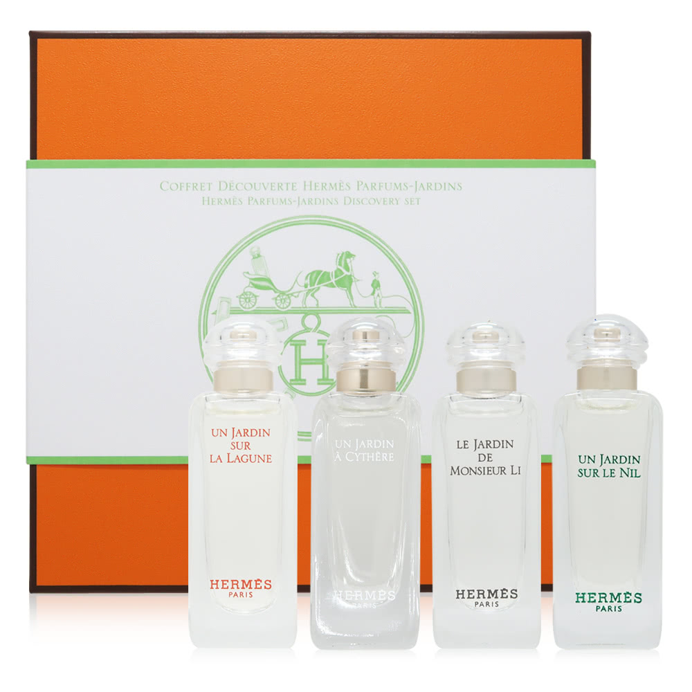 Hermes 愛馬仕 香水禮盒 7.5ml X 4入-潟湖/