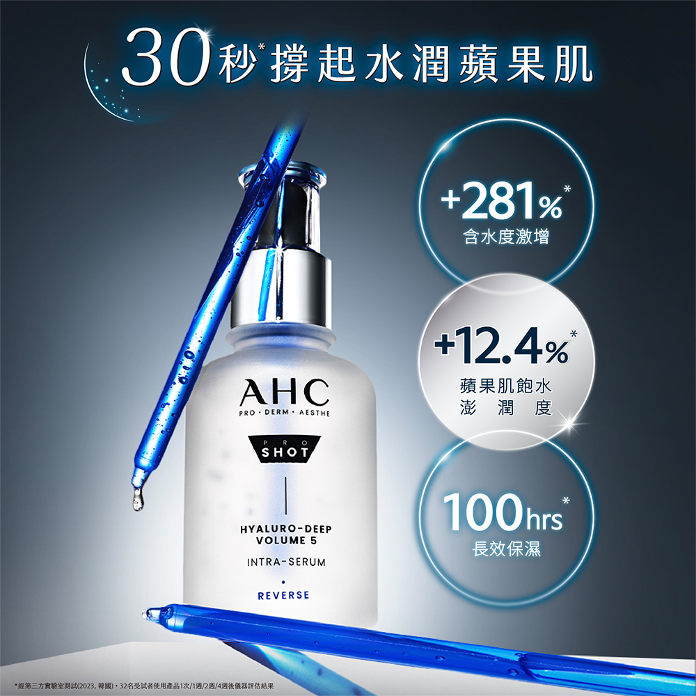 AHC 醫美科研超導水光玻尿酸40ml(精華2入組)(臉部保