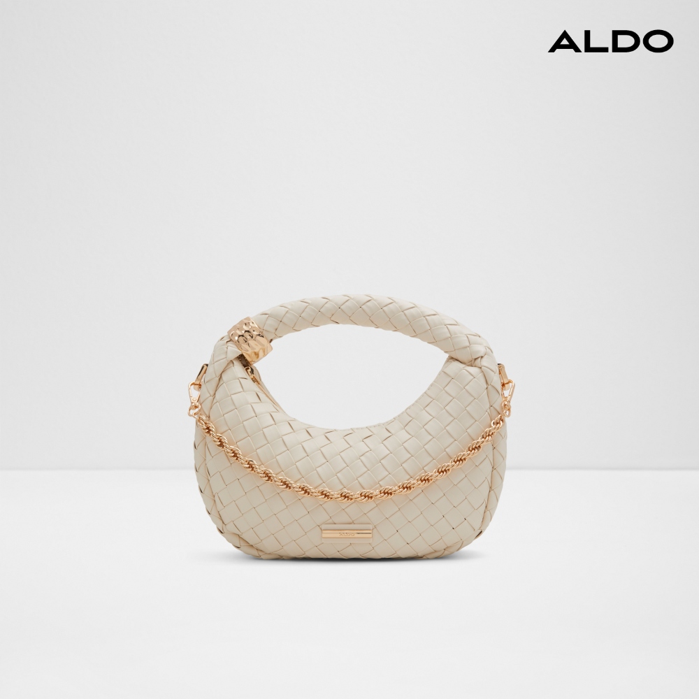ALDO VENESSA-優雅編織弧度設計彎月手提包-女包(