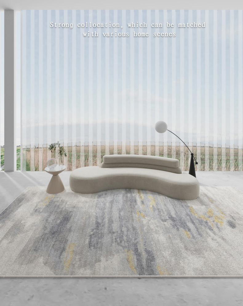 In Da House 義式現代抽象風圈絨地毯客廳臥室地毯1