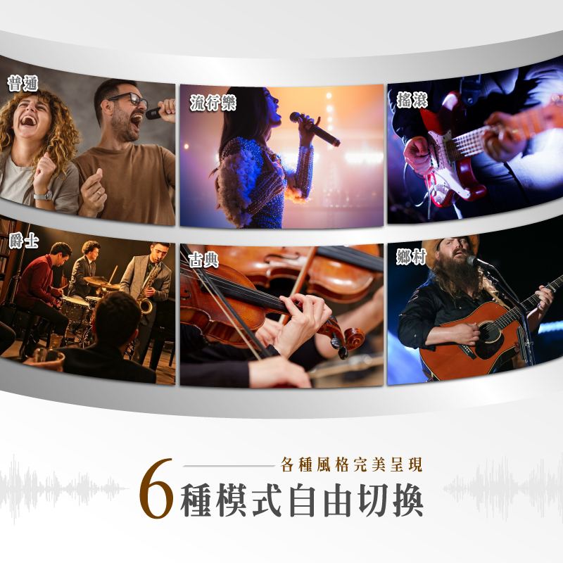 16種模式自由切换