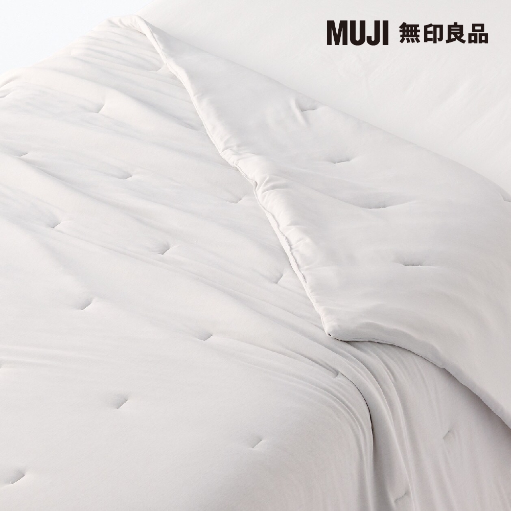 MUJI 無印良品 涼感薄被/D/淺灰(180*200cm)