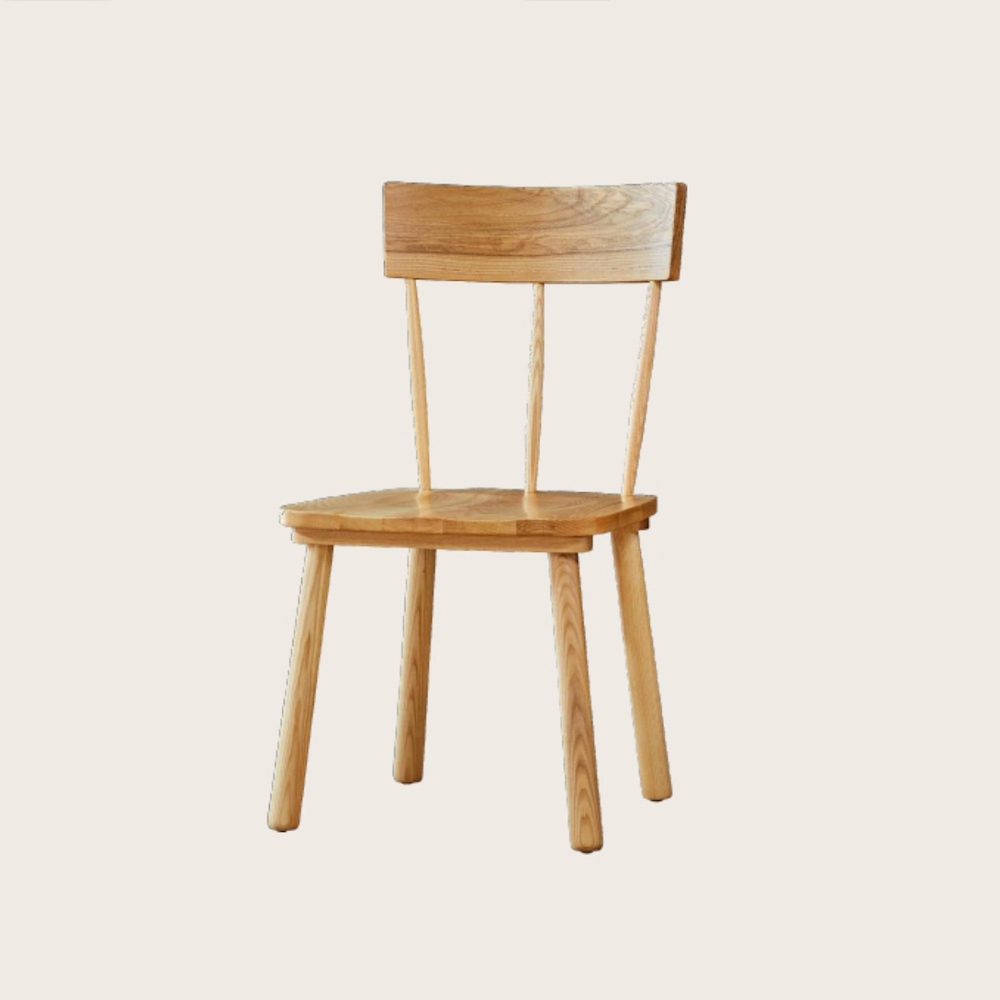橙家居·家具 /預購/侘寂系列實木餐椅 SSX-P6601(