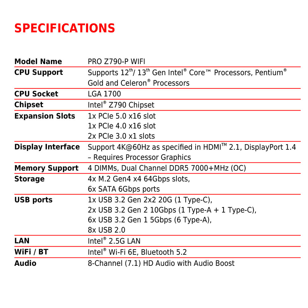 MSI 微星 Intel 第12代 Core i7-1270