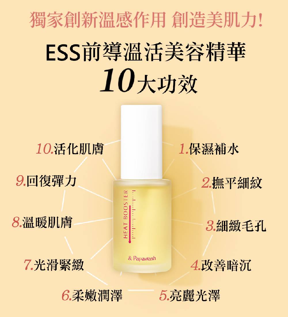 ESS Papawash 微酵美肌 ESS前導溫活美容精華3