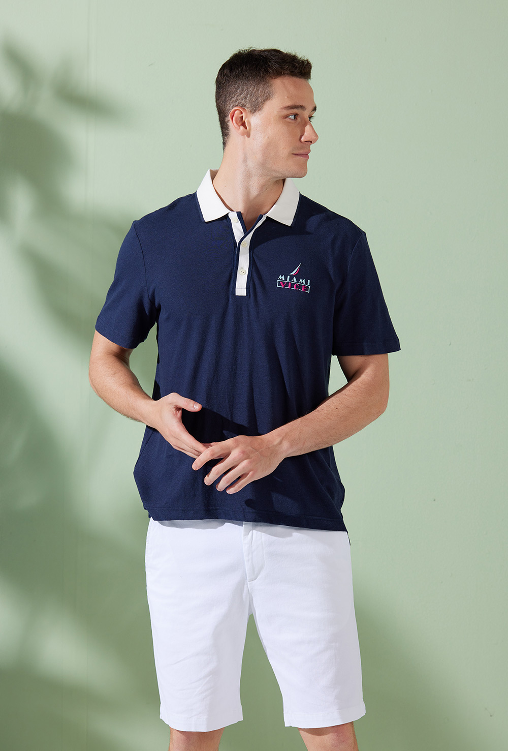 NAUTICA 男裝 Miami Vice聯名款LOGO短袖 NAUTICA 男裝 Miami Vice聯名款LOGO短袖