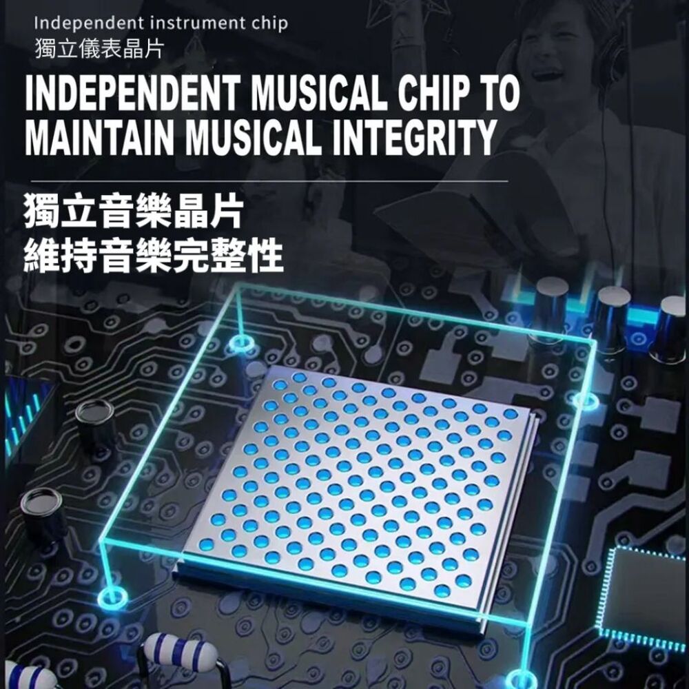 獨立儀表晶片 獨立音樂晶片 維持音樂完整性 