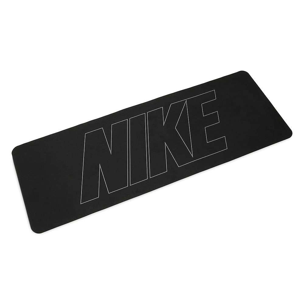 NIKE 耐吉 Yoga Mat 黑灰色 4MM 運動 瑜珈