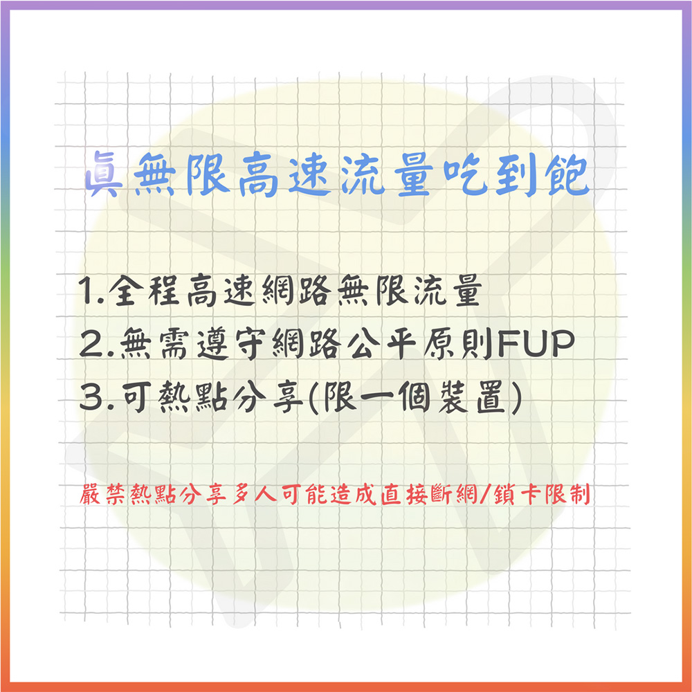 AOTEX 奧特克斯 10天香港上網卡澳門上網卡真無限高速流