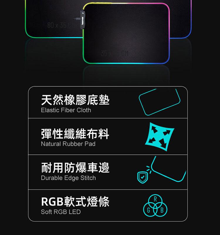 ESENSE 逸盛 RGB 專業玩家電競鼠墊-S折扣推薦