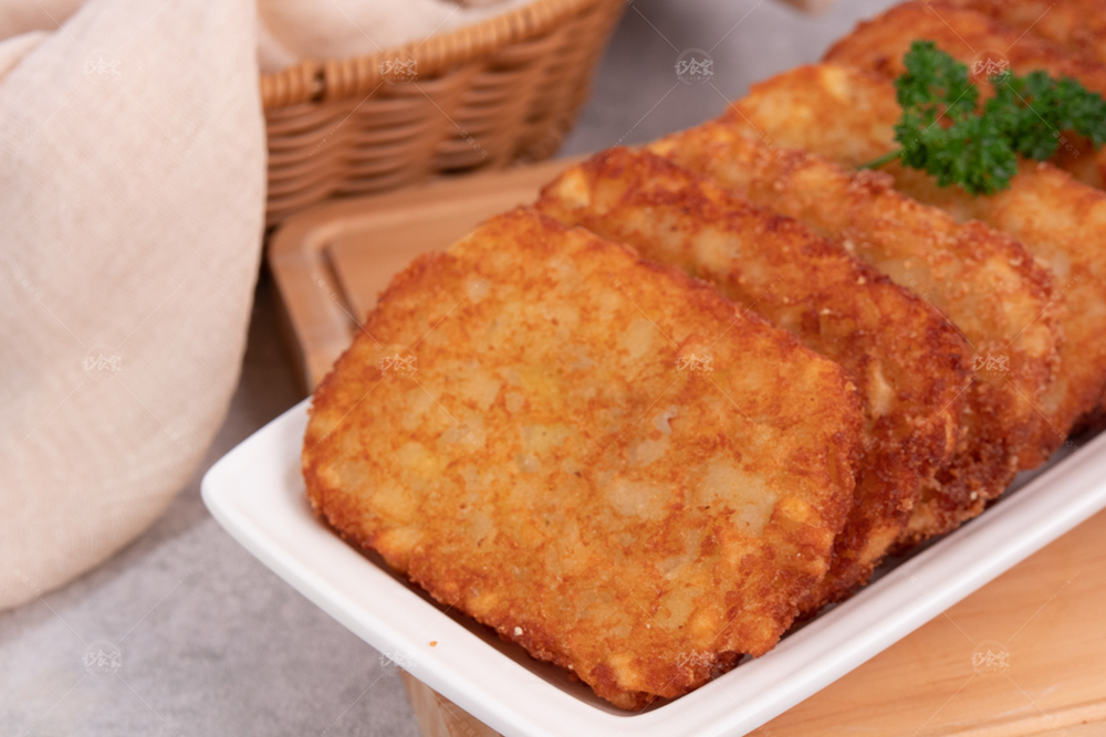 巧食家 金黃酥脆四角薯餅X2盒(640g/10片/盒)好評推