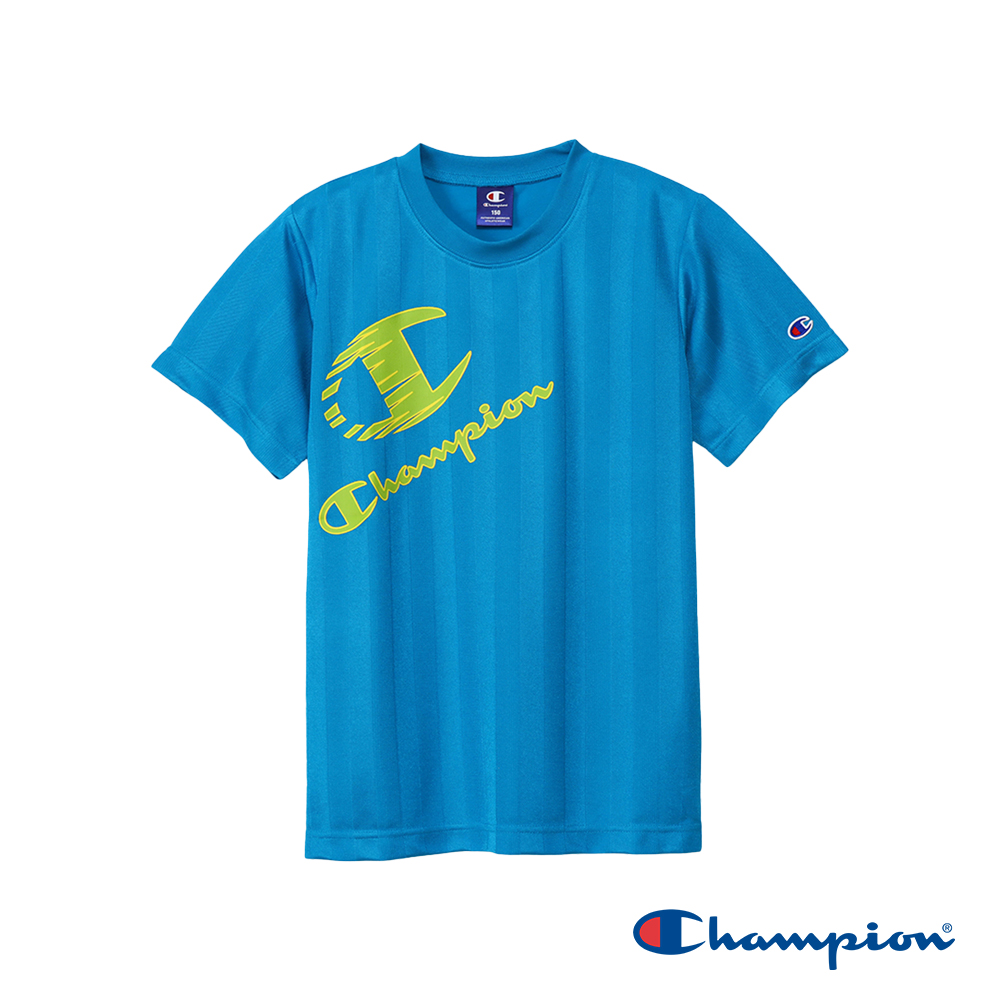 Champion 官方直營-吸汗速乾Logo印花短袖T恤-童