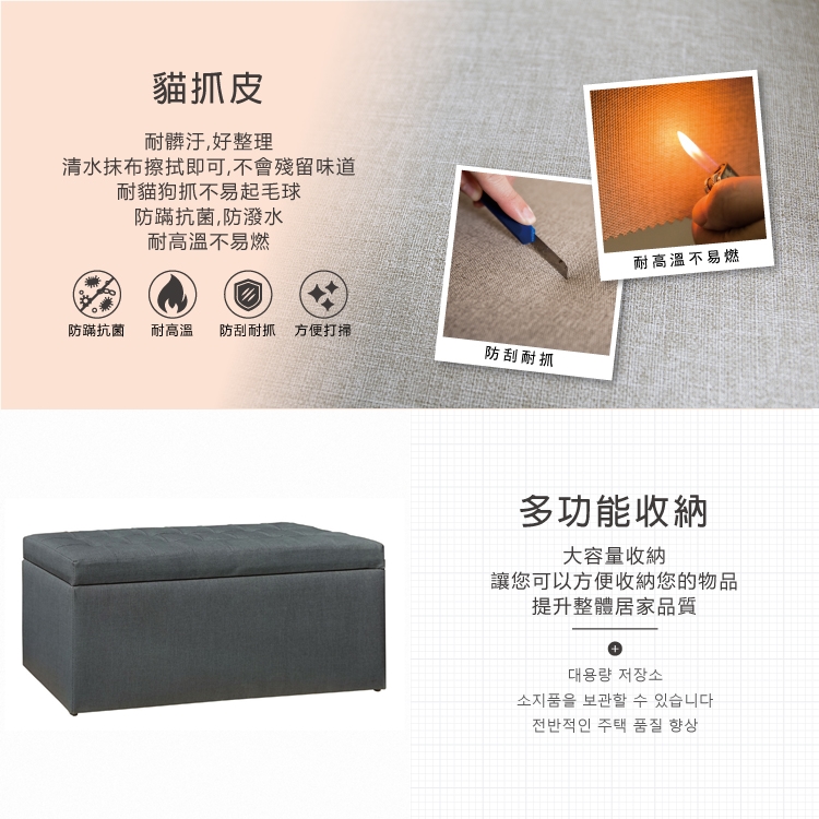 AS 雅司設計 理沙寬型貓抓皮收納椅 推薦