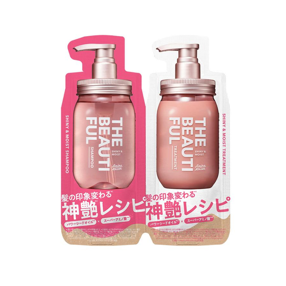 SHINY & MOIST TREATMENTTHESHINY&MOISTFULBEAUTITREATMENTTHESHINY &MOISTBEAUTIFULSHAMPOOSHINY & MOIST SHAMPOO髪印象変わる髪の印象変わる神艶レシピ神艶レシピパワーシードオイルスーパーアミノ酸パワーシードオイルスーパーアミノ酸などの