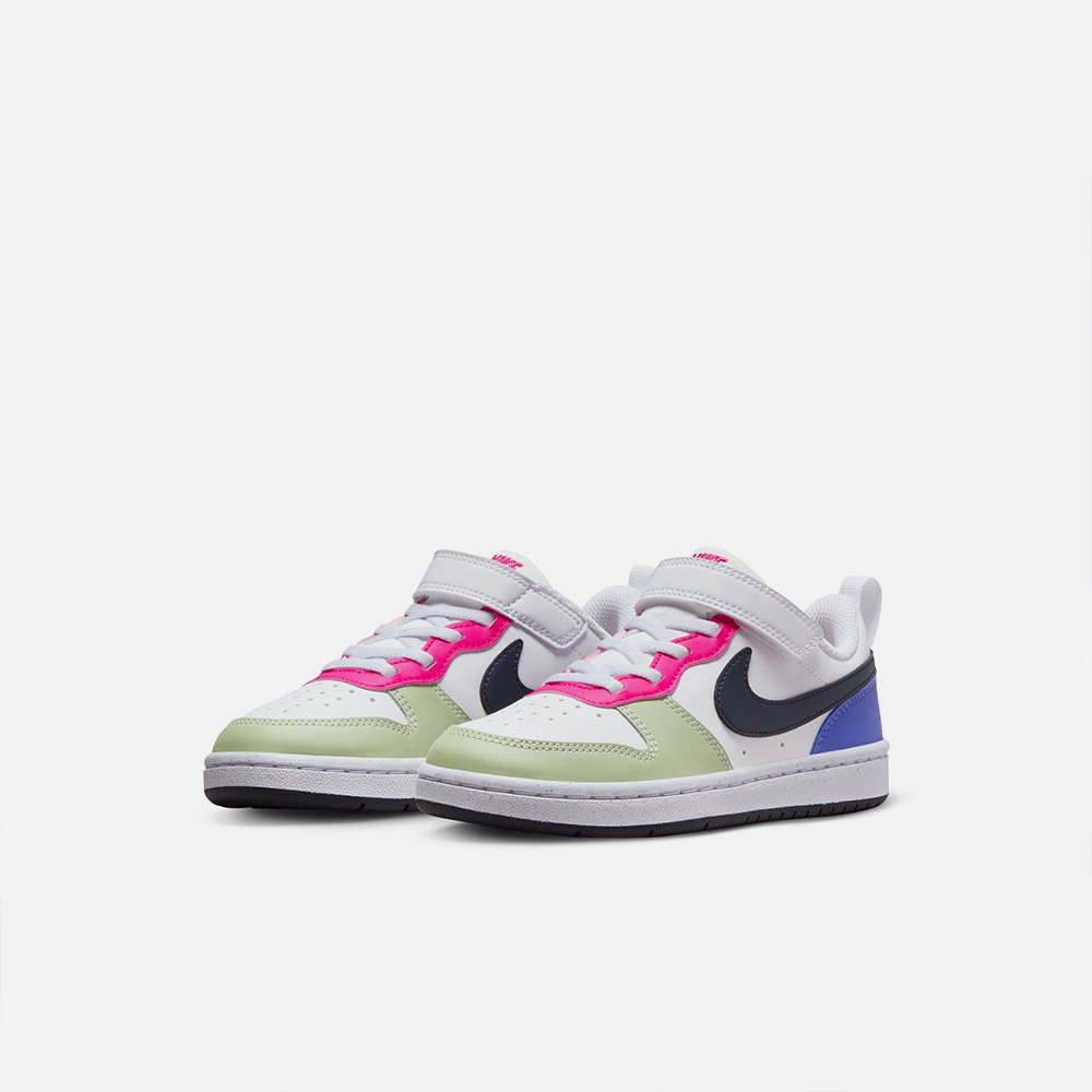 NIKE 耐吉 休閒鞋_童鞋 魔鬼氈_白色_COURT BO