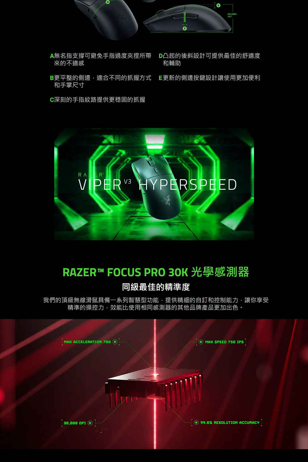 Razer 雷蛇 Viper V3 HyperSpeed 毒