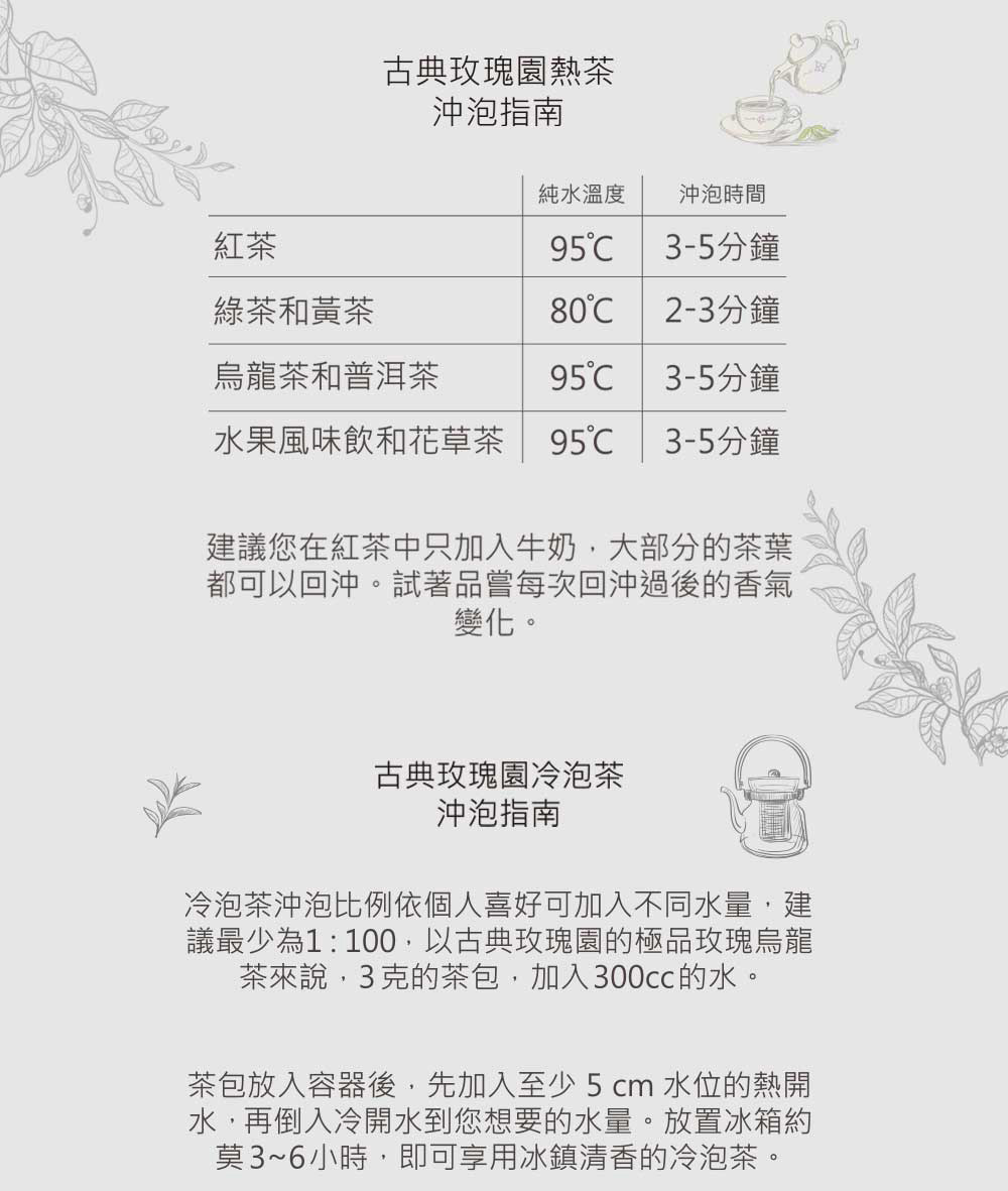 議最少為1100,以古典玫瑰園的極品玫瑰烏龍