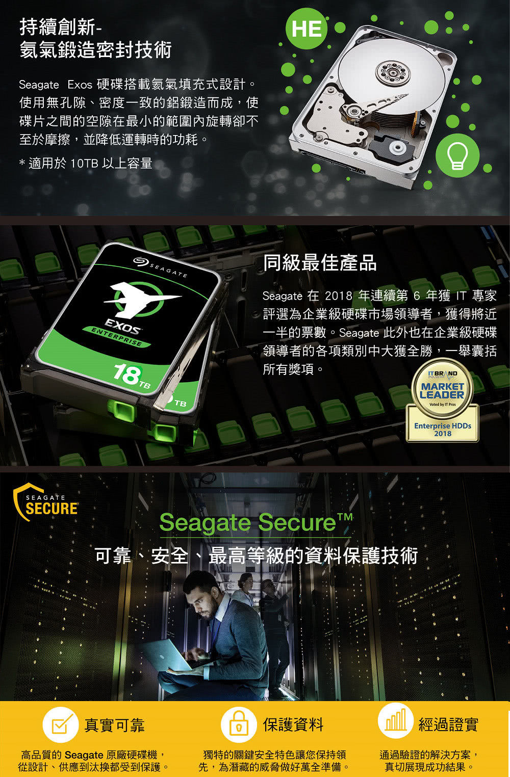 SEAGATE 希捷 EXOS 4TB 3.5吋 7200轉