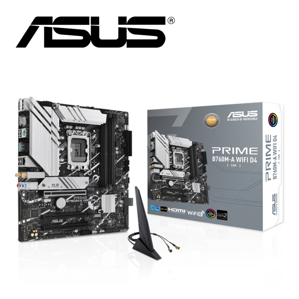 ASUS 華碩 PRIME B760M-A WIFI D4-