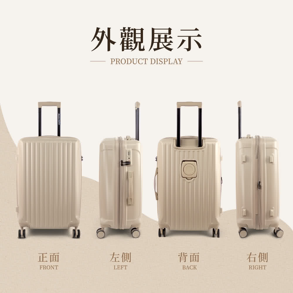 外觀展示 正面 左側 背面 右側 