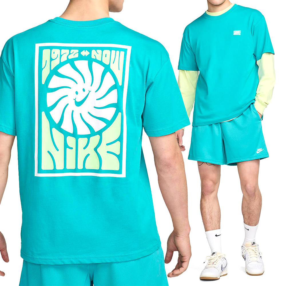 NIKE 耐吉 NSW Max90 Tee 男款 藍色 印花