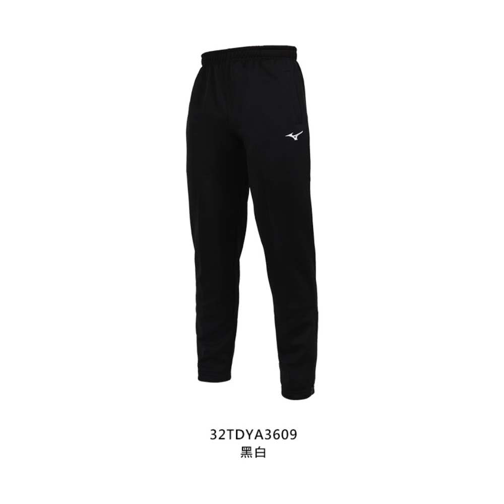 MIZUNO 美津濃】男針織長褲-台灣製慢跑訓練運動美津濃黑(32TDYA3609