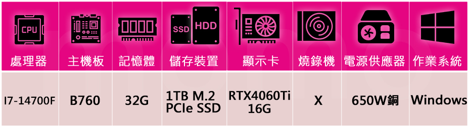 微星平台 i7二十核GeForce RTX 4060 Ti 