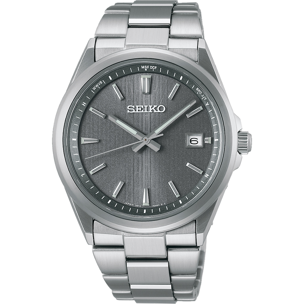 SEIKO 精工 SPIRIT 簡約太陽能電波手錶-39.8