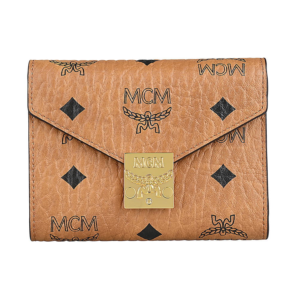 MCM MCM TRACY VISETOS雷雕金釦LOGO牛