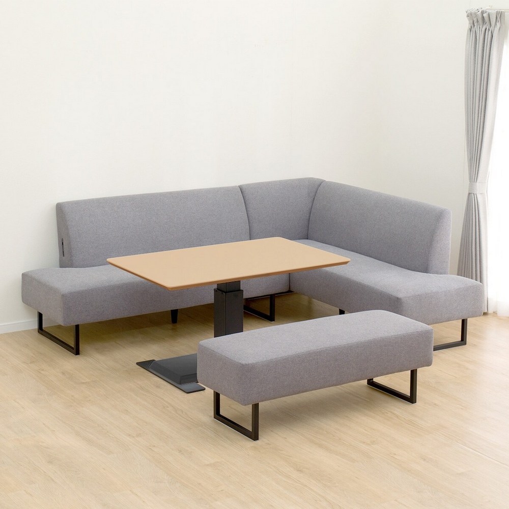 NITORI 宜得利家居 ◎耐磨 防潑水貓抓布 布質左L型沙