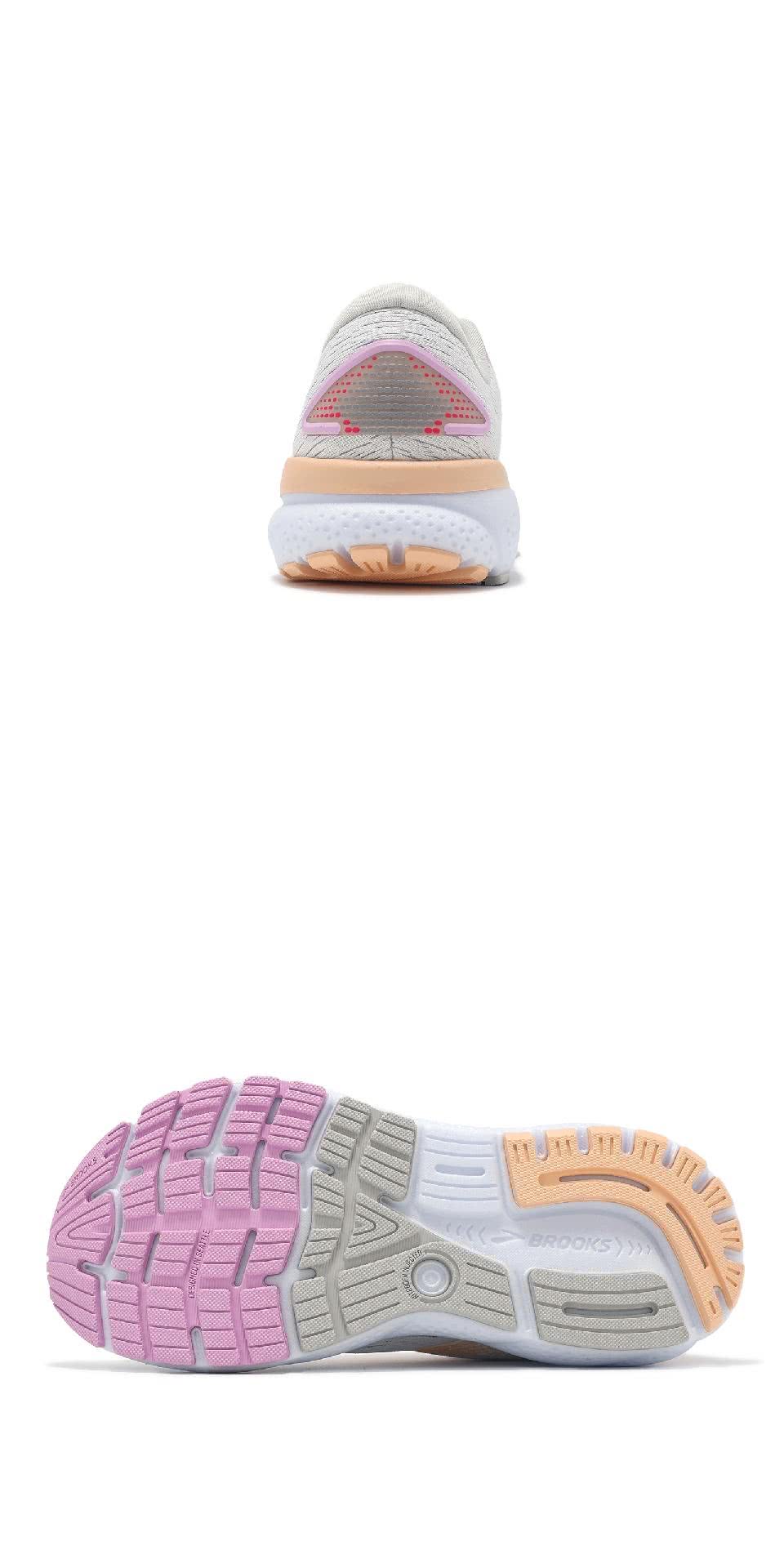BROOKS 慢跑鞋 Ghost 16 女鞋 橘 米白 紫 