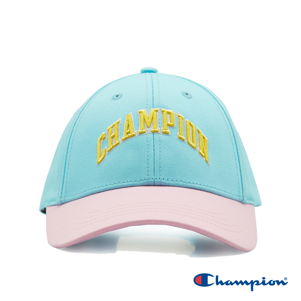 Champion 官方直營-拱形刺繡LOGO拚色棒球帽-童(