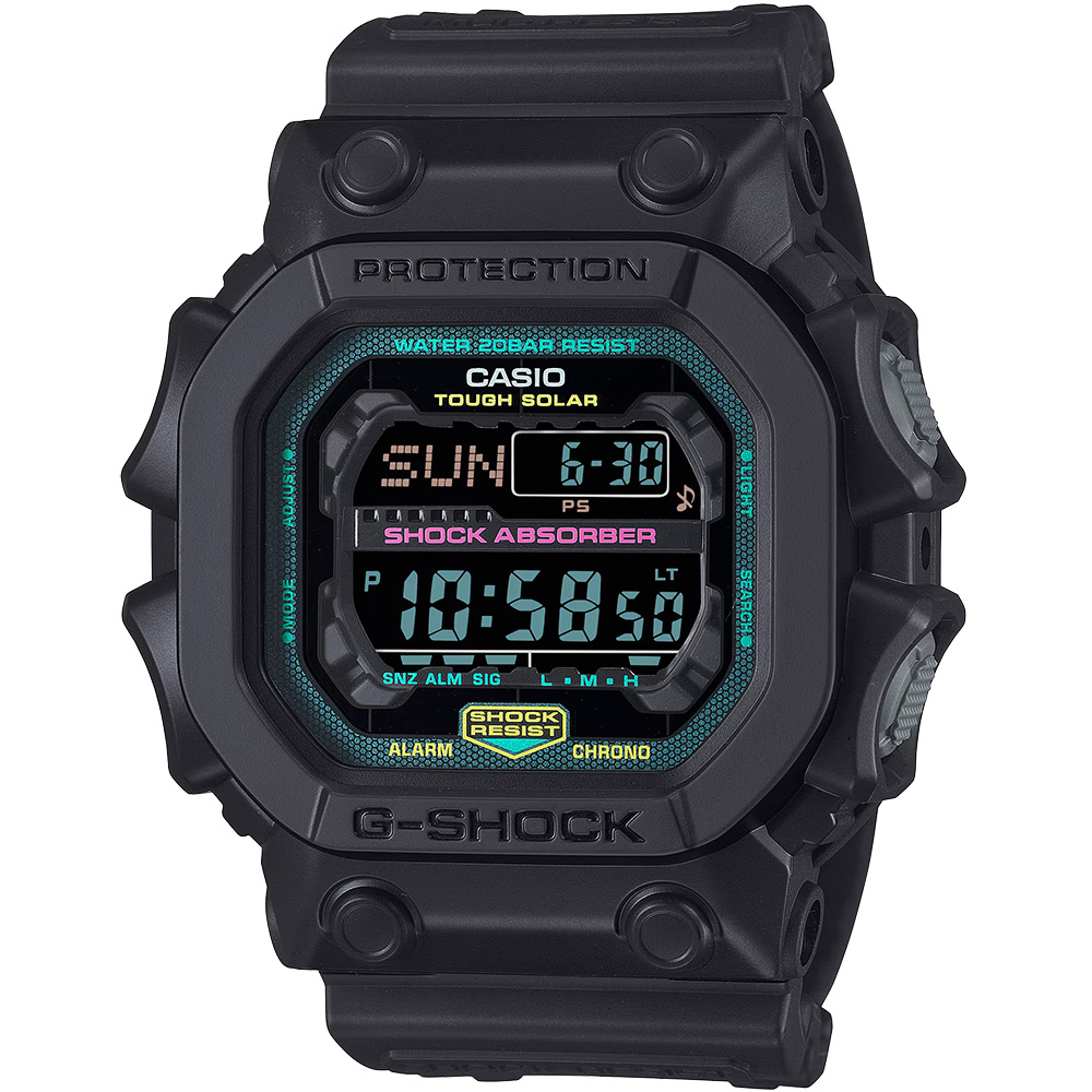 CASIO 卡西歐 G-SHOCK 電競風格太陽能手錶(GX