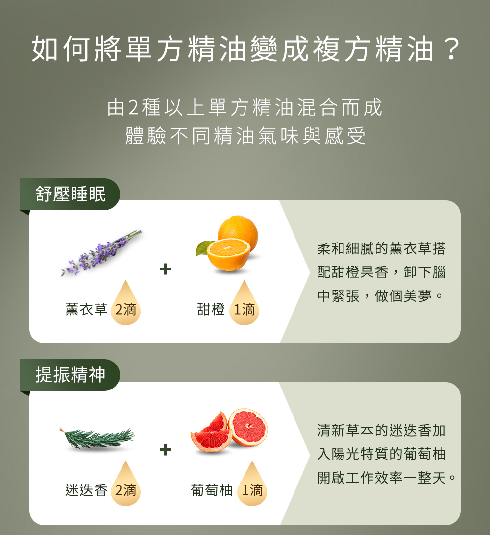 如何將單方精油變成複方精油
