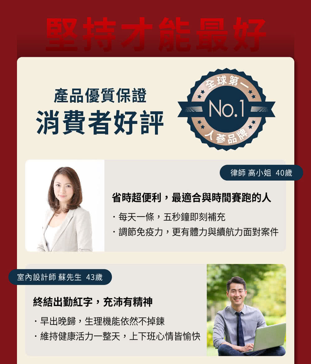 維持健康活力一整天,上下班心情皆愉快