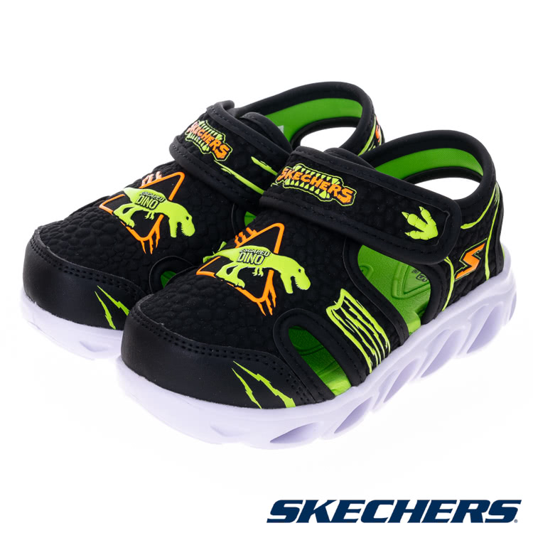 SKECHERS 男嬰童涼拖鞋系列 HYPNO-SPLASH