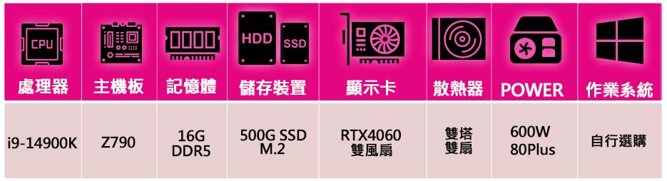 NVIDIA i9二四核 RTX4060 2X{旗開得勝}海