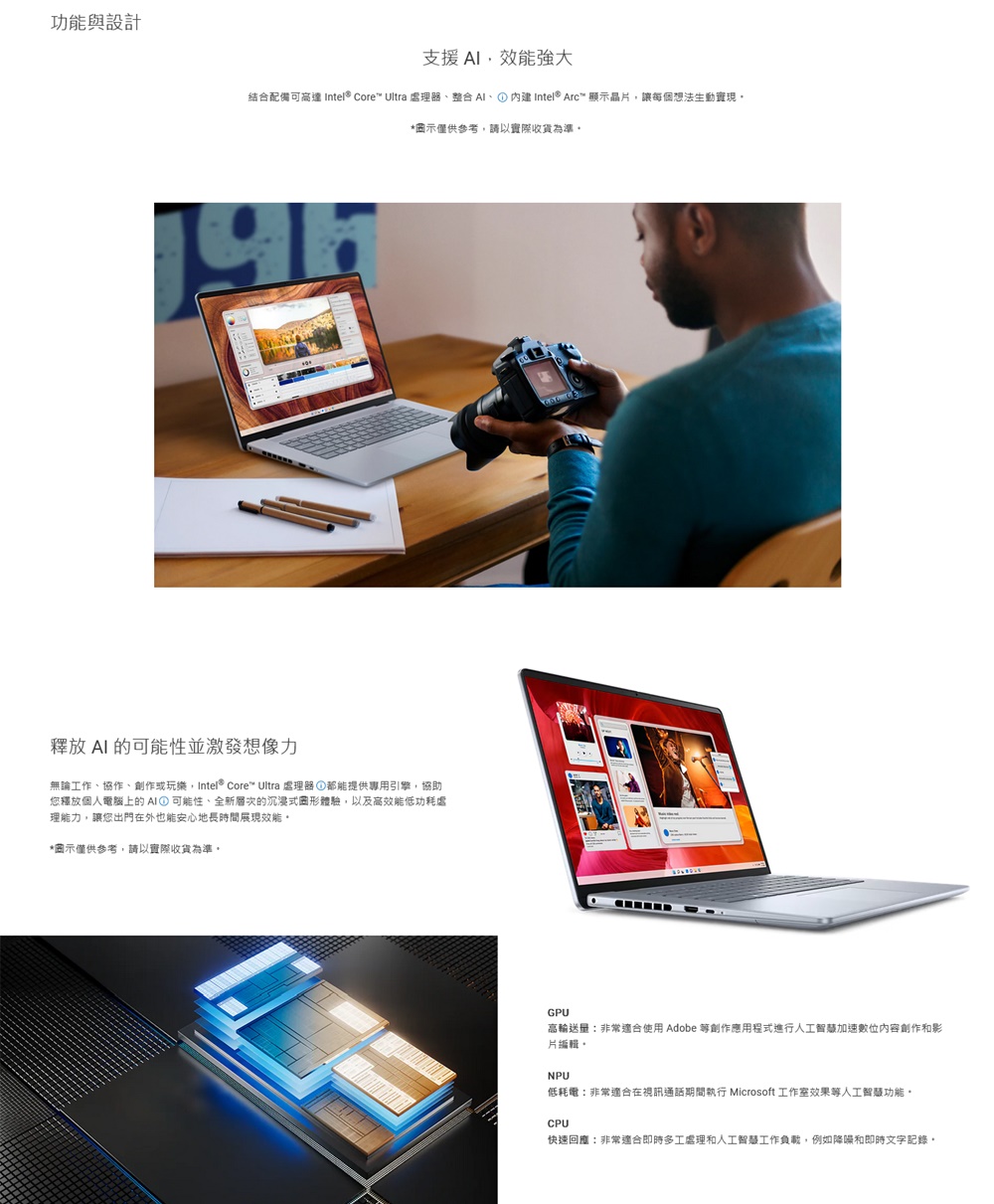 DELL 戴爾 16吋i7輕薄筆電(i7-13620H/16