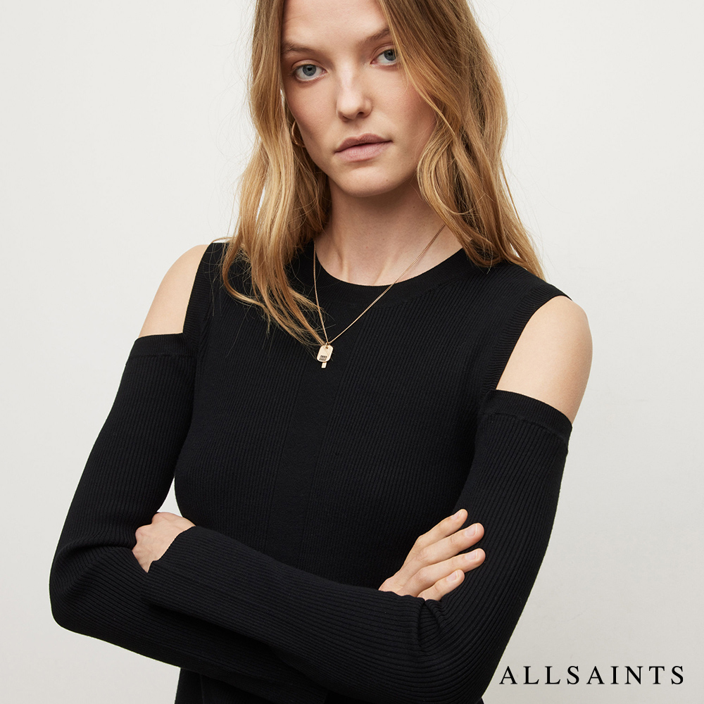 ALLSAINTS ELION 人造絲貼身造型上衣 WK08