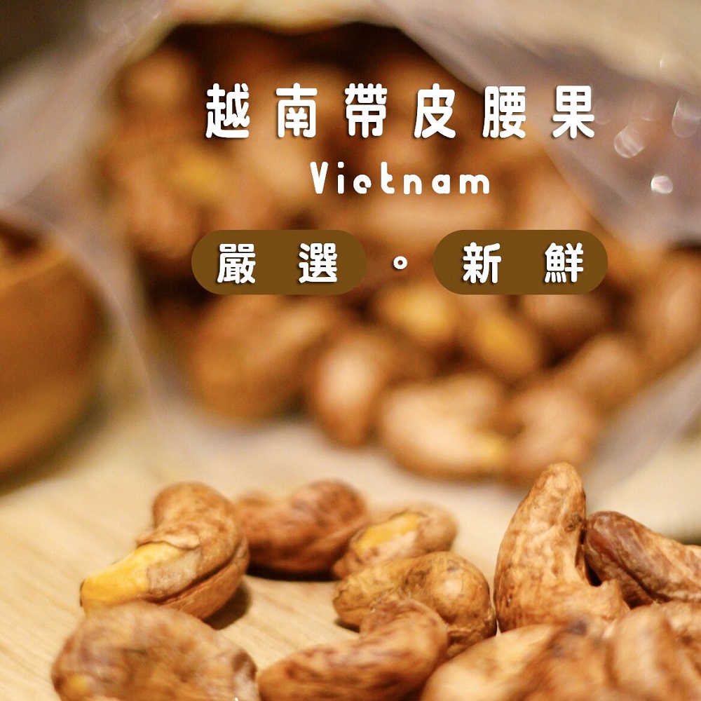 HUYNH GIA 越南頂級鹽酥帶皮腰果380g評價推薦