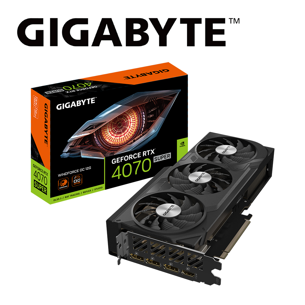 GIGABYTE 技嘉 RTX4070 SUPER WIND