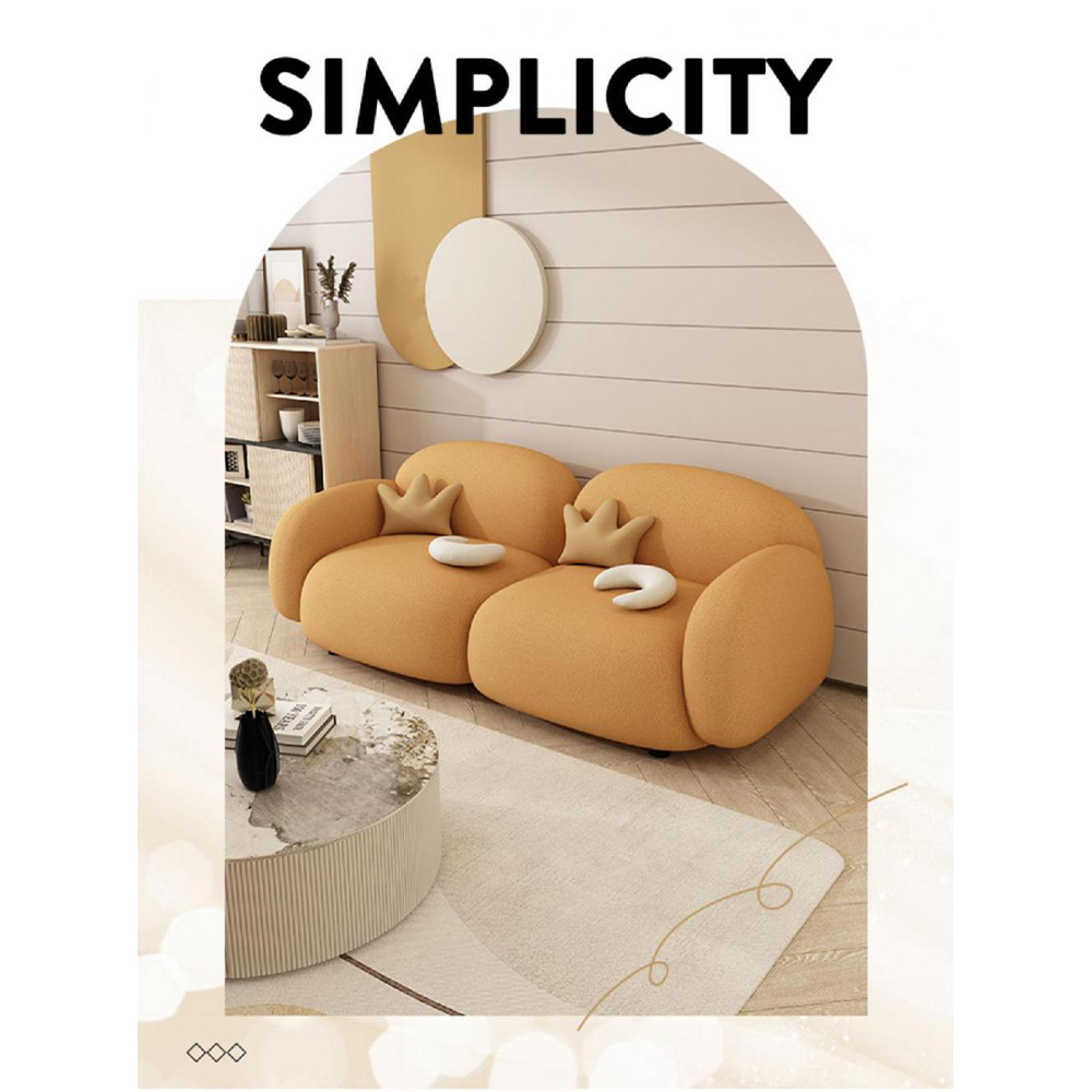 YA STUDIO 北歐組合布藝沙發/三色可選(雙人沙發/沙