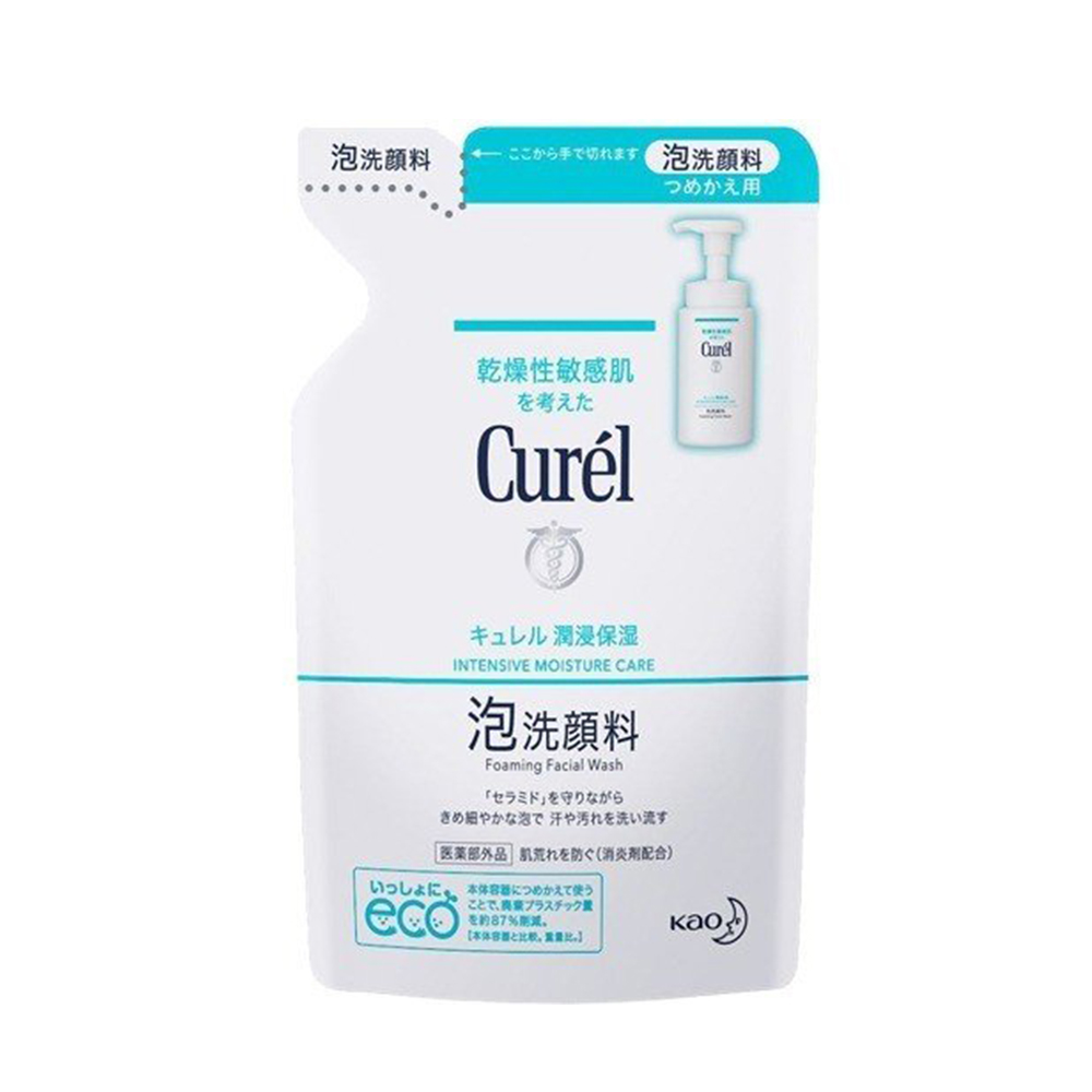 Curel 花王珂潤 潤浸保濕洗顏慕斯 130ml 補充包(