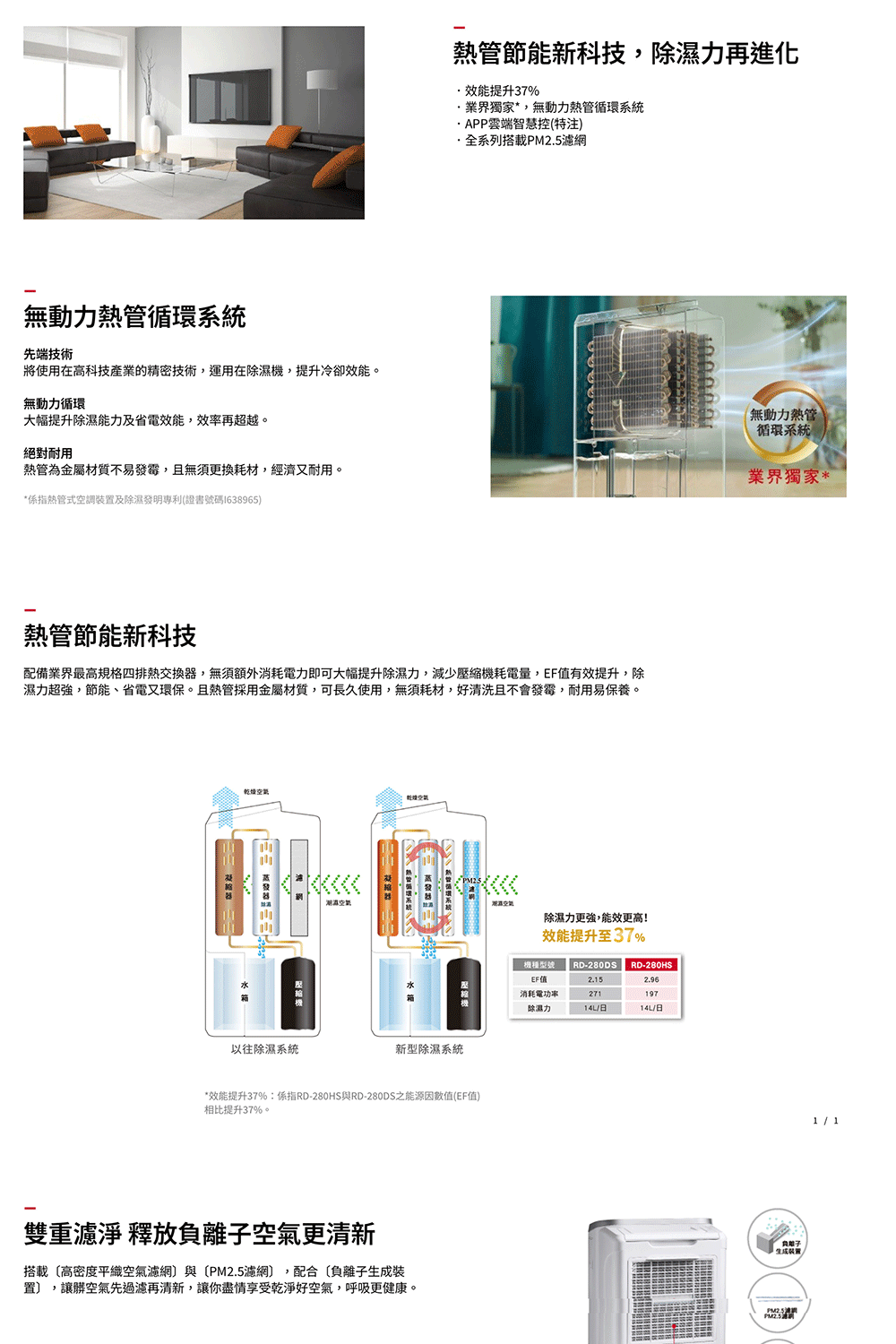 HITACHI 日立 一級能效 10L 除濕機(RD-200